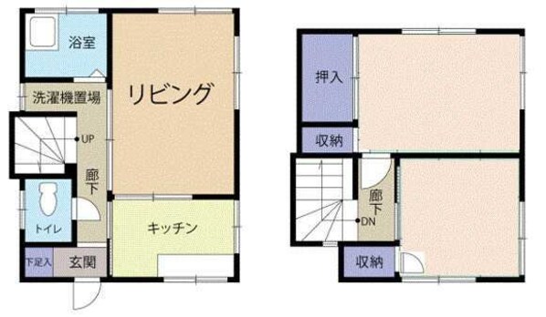 北与野戸建の物件間取画像